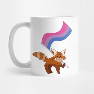 Red Panda Bisexual Pride Mug